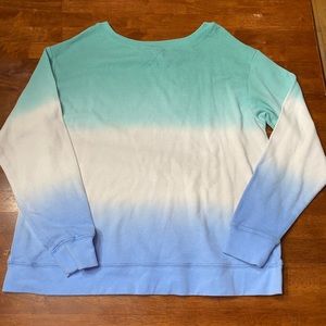 women’s ombré waffle top